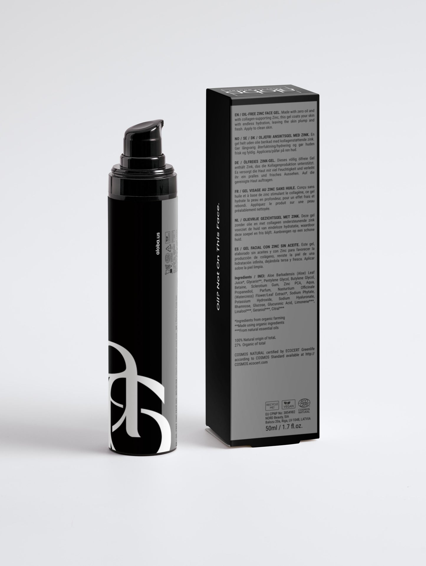 Ölfreies Zink Gesichtsgel für Männer