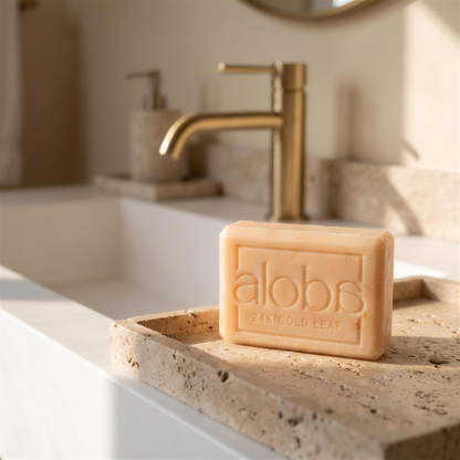 ✨ Aloba 24K Gold Ginger Soap