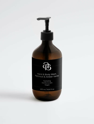 Hand & Body Wash, Patchouli & Amber Vanilla