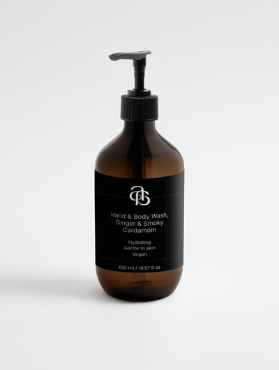 Hand & Body Wash, Ginger & Smoky Cardamom