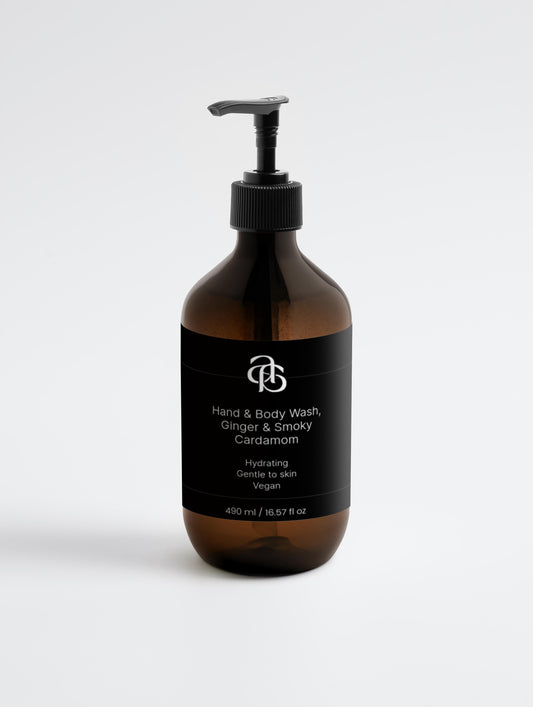 Hand & Body Wash, Ginger & Smoky Cardamom