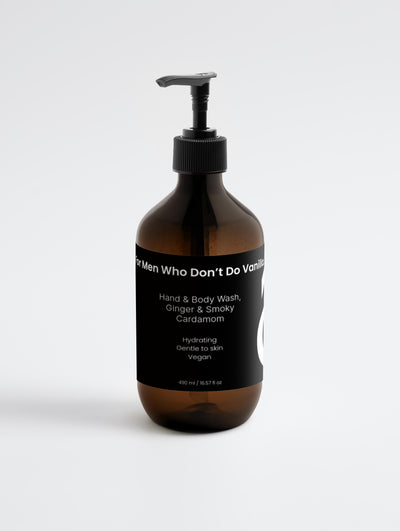 Hand and body wash, ginger and smoky cardamom