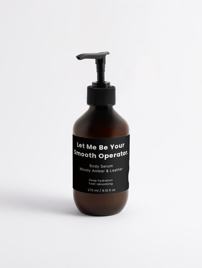 Silk Skin Body Serum, Woody Amber & Leather