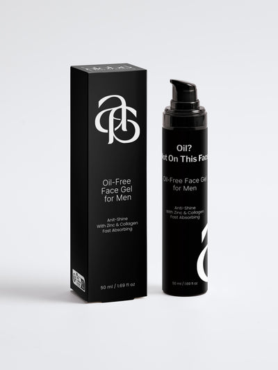 Oil-free zinc face gel for men