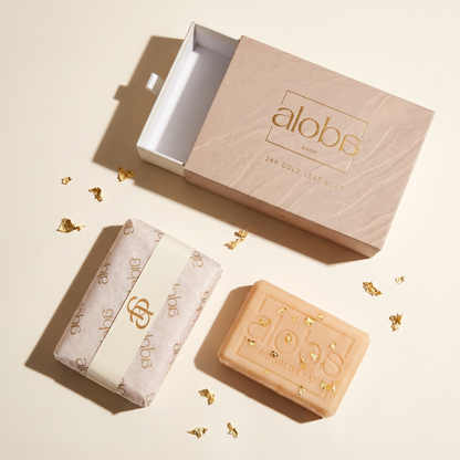 ✨ Aloba 24K Gold Ginger Soap