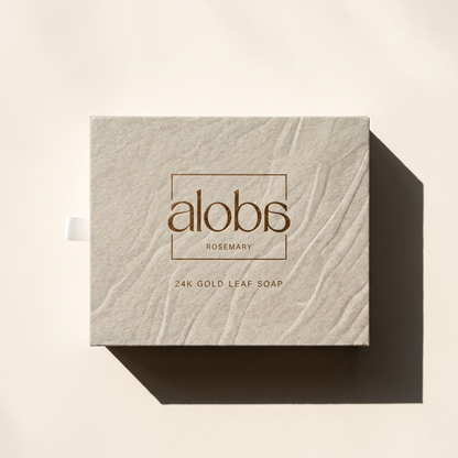 🌿 Aloba 24K Gold Rosemary Soap