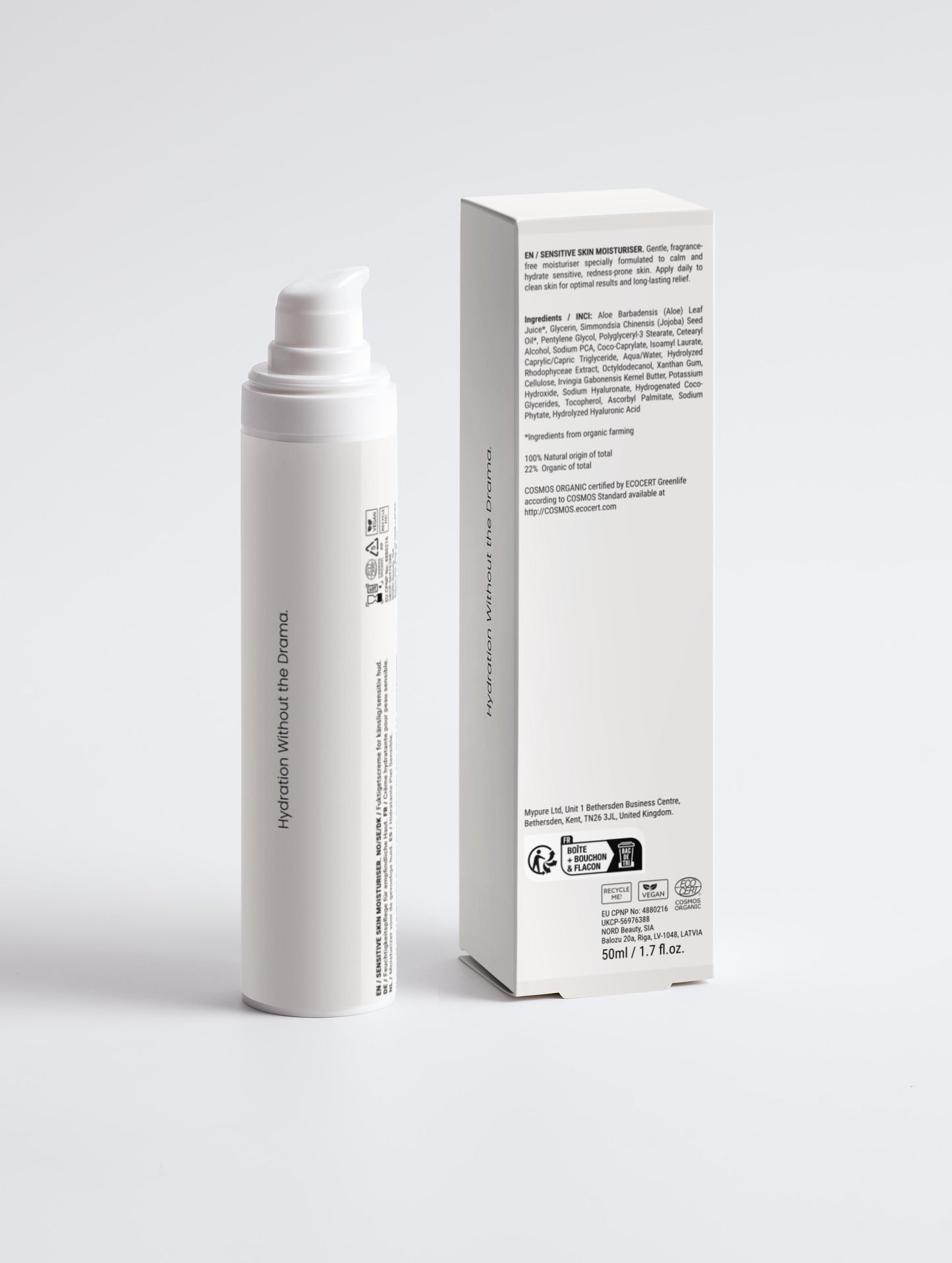 Sensitive Skin Moisturiser, Fragrance Free